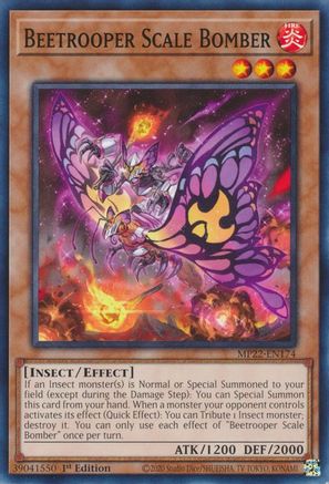 Beetrooper Scale Bomber (MP22-EN174) - 2022 Tin of the Pharaoh's Gods 1st Edition - Premium Yugioh Single from Konami - Just $0.25! Shop now at Game Crave Tournament Store