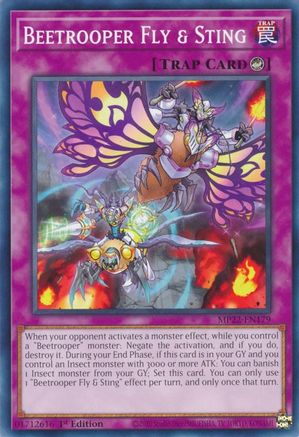 Beetrooper Fly & Sting (MP22-EN179) - 2022 Tin of the Pharaoh's Gods 1st Edition - Premium Yugioh Single from Konami - Just $0.25! Shop now at Game Crave Tournament Store