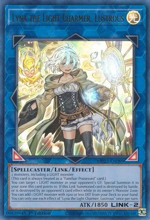 Lyna the Light Charmer, Lustrous (MP22-EN089) - 2022 Tin of the Pharaoh's Gods 1st Edition - Premium Yugioh Single from Konami - Just $0.30! Shop now at Game Crave Tournament Store