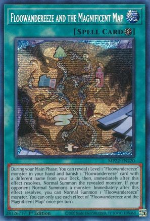 Floowandereeze and the Magnificent Map (MP22-EN220) - 2022 Tin of the Pharaoh's Gods 1st Edition - Premium Yugioh Single from Konami - Just $0.46! Shop now at Game Crave Tournament Store