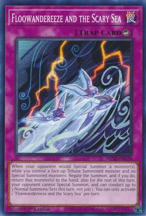 Floowandereeze and the Scary Sea (MP22-EN228) - 2022 Tin of the Pharaoh's Gods 1st Edition - Premium Yugioh Single from Konami - Just $0.25! Shop now at Game Crave Tournament Store