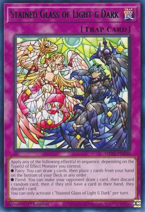 Stained Glass of Light & Dark (MP22-EN230) - 2022 Tin of the Pharaoh's Gods 1st Edition - Premium Yugioh Single from Konami - Just $0.25! Shop now at Game Crave Tournament Store