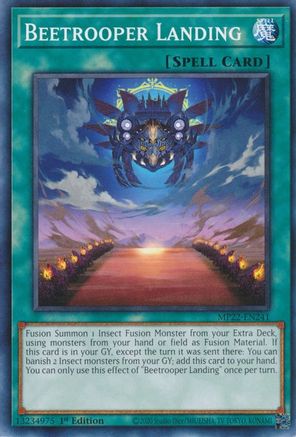 Beetrooper Landing (MP22-EN241) - 2022 Tin of the Pharaoh's Gods 1st Edition - Premium Yugioh Single from Konami - Just $0.25! Shop now at Game Crave Tournament Store