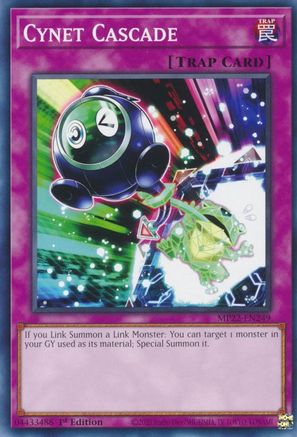Cynet Cascade (MP22-EN249) - 2022 Tin of the Pharaoh's Gods 1st Edition - Premium Yugioh Single from Konami - Just $0.08! Shop now at Game Crave Tournament Store