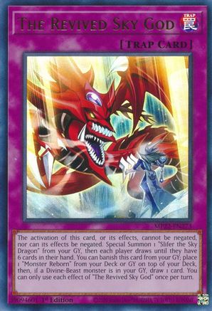 The Revived Sky God (MP22-EN273) - 2022 Tin of the Pharaoh's Gods 1st Edition - Premium Yugioh Single from Konami - Just $0.25! Shop now at Game Crave Tournament Store