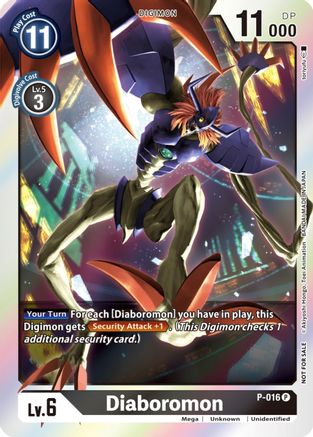 Diaboromon - P-016 (Event Pack 3) (P-016) - Digimon Promotion Cards Foil - Premium Digimon Single from Bandai - Just $1.06! Shop now at Game Crave Tournament Store