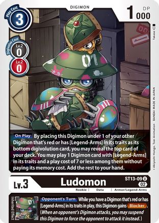 Ludomon (ST13-09) - Starter Deck 13: Ragnaloardmon - Premium Digimon Single from Bandai - Just $0.08! Shop now at Game Crave Tournament Store