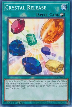 Crystal Release (SDCB-EN025) - Structure Deck: Legend of the Crystal Beasts 1st Edition - Premium Yugioh Single from Konami - Just $0.25! Shop now at Game Crave Tournament Store