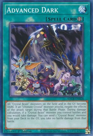 Advanced Dark (SDCB-EN028) - Structure Deck: Legend of the Crystal Beasts 1st Edition - Premium Yugioh Single from Konami - Just $0.08! Shop now at Game Crave Tournament Store