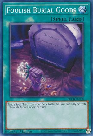Foolish Burial Goods (SDCB-EN030) - Structure Deck: Legend of the Crystal Beasts 1st Edition - Premium Yugioh Single from Konami - Just $0.26! Shop now at Game Crave Tournament Store