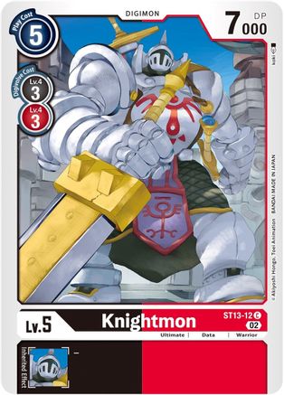 Knightmon (ST13-12) - Starter Deck 13: Ragnaloardmon - Premium Digimon Single from Bandai - Just $0.08! Shop now at Game Crave Tournament Store