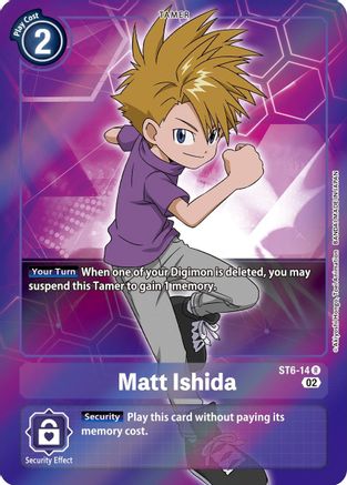 Matt Ishida (Alternate Art) (ST6-14) - Starter Deck 13: Ragnaloardmon Foil - Premium Digimon Single from Bandai - Just $0.08! Shop now at Game Crave Tournament Store