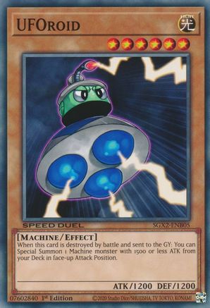 UFOroid (SGX2-ENB05) - Speed Duel GX: Midterm Paradox 1st Edition - Premium Yugioh Single from Konami - Just $0.25! Shop now at Game Crave Tournament Store