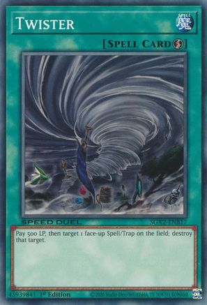 Twister (SGX2-ENB17) - Speed Duel GX: Midterm Paradox 1st Edition - Premium Yugioh Single from Konami - Just $0.24! Shop now at Game Crave Tournament Store