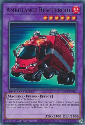 Ambulance Rescueroid (SGX2-ENB23) - Speed Duel GX: Midterm Paradox 1st Edition - Premium Yugioh Single from Konami - Just $0.25! Shop now at Game Crave Tournament Store