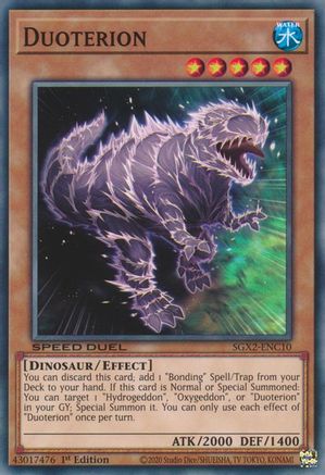 Duoterion (SGX2-ENC10) - Speed Duel GX: Midterm Paradox 1st Edition - Premium Yugioh Single from Konami - Just $0.25! Shop now at Game Crave Tournament Store