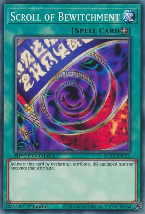 Scroll of Bewitchment (SGX2-ENC12) - Speed Duel GX: Midterm Paradox 1st Edition - Premium Yugioh Single from Konami - Just $0.25! Shop now at Game Crave Tournament Store