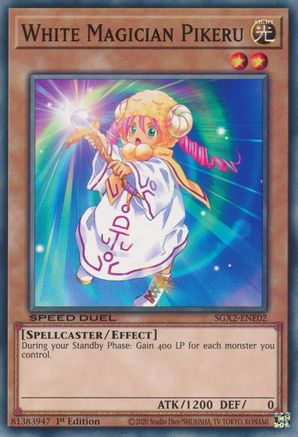 White Magician Pikeru (SGX2-ENE02) - Speed Duel GX: Midterm Paradox 1st Edition - Premium Yugioh Single from Konami - Just $0.08! Shop now at Game Crave Tournament Store