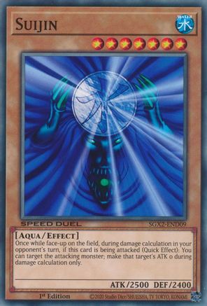 Suijin (SGX2-END09) - Speed Duel GX: Midterm Paradox 1st Edition - Premium Yugioh Single from Konami - Just $0.25! Shop now at Game Crave Tournament Store