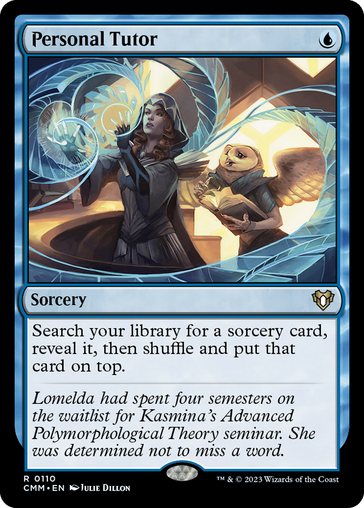 Personal Tutor (CMM-110) - Commander Masters Foil - Premium MTG Single from Wizards of the Coast - Just $1.40! Shop now at Game Crave Tournament Store