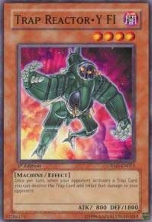 Trap Reactor - Y FI (CRMS-EN013) - Crimson Crisis 1st Edition - Premium Yugioh Single from Konami - Just $0.28! Shop now at Game Crave Tournament Store