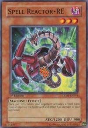 Spell Reactor - RE (CRMS-EN014) - Crimson Crisis Unlimited - Premium Yugioh Single from Konami - Just $0.29! Shop now at Game Crave Tournament Store