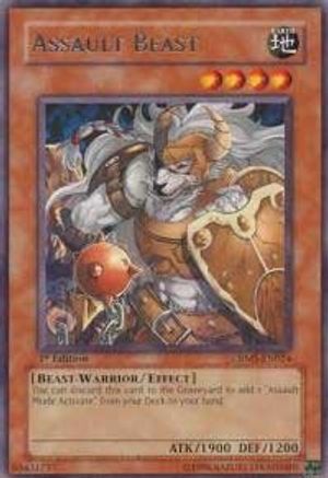Assault Beast (CRMS-EN024) - Crimson Crisis 1st Edition - Premium Yugioh Single from Konami - Just $0.94! Shop now at Game Crave Tournament Store
