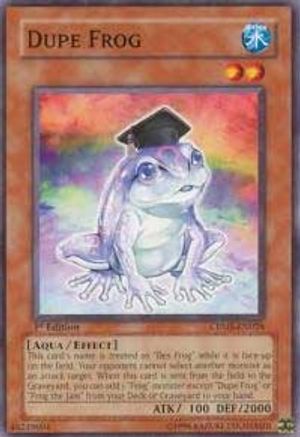 Dupe Frog (CRMS-EN028) - Crimson Crisis 1st Edition - Premium Yugioh Single from Konami - Just $2.53! Shop now at Game Crave Tournament Store