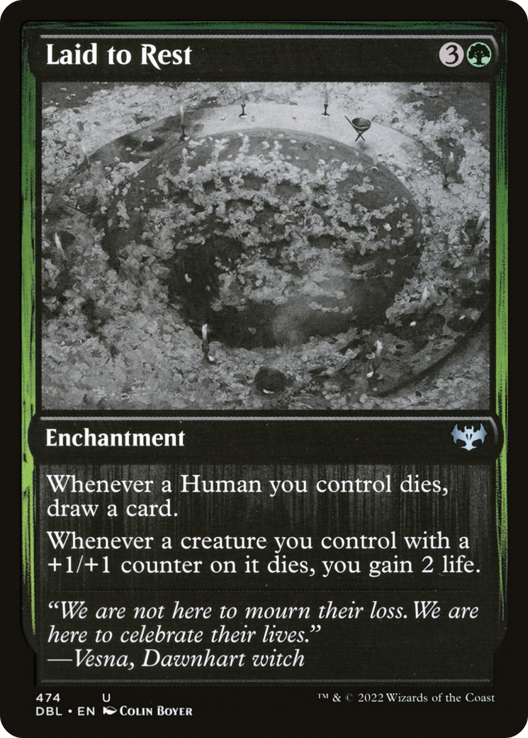 Laid to Rest (DBL-474) - Innistrad: Double Feature - Premium MTG Single from Wizards of the Coast - Just $0.08! Shop now at Game Crave Tournament Store