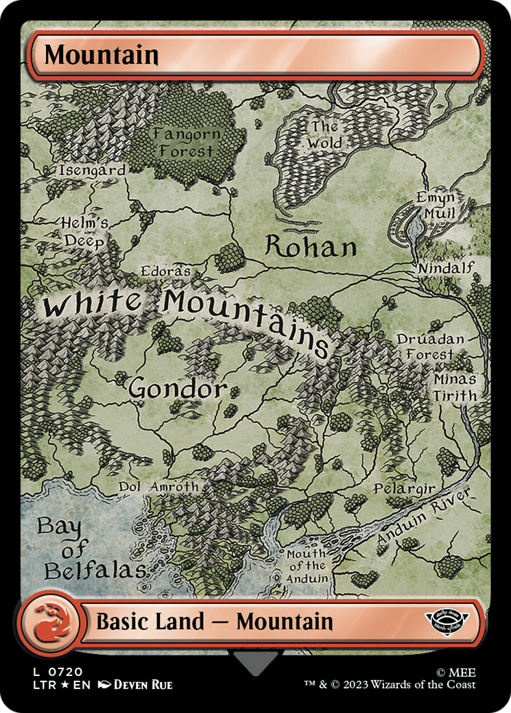 Mountain (LTR-720) - The Lord of the Rings: Tales of Middle-earth Foil - Premium MTG Single from Wizards of the Coast - Just $0.41! Shop now at Game Crave Tournament Store