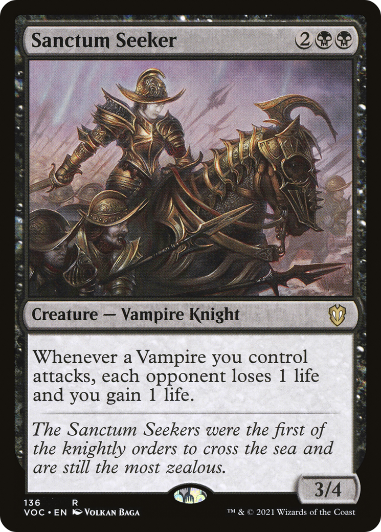 Sanctum Seeker (VOC-136) - Crimson Vow Commander - Premium MTG Single from Wizards of the Coast - Just $1.74! Shop now at Game Crave Tournament Store