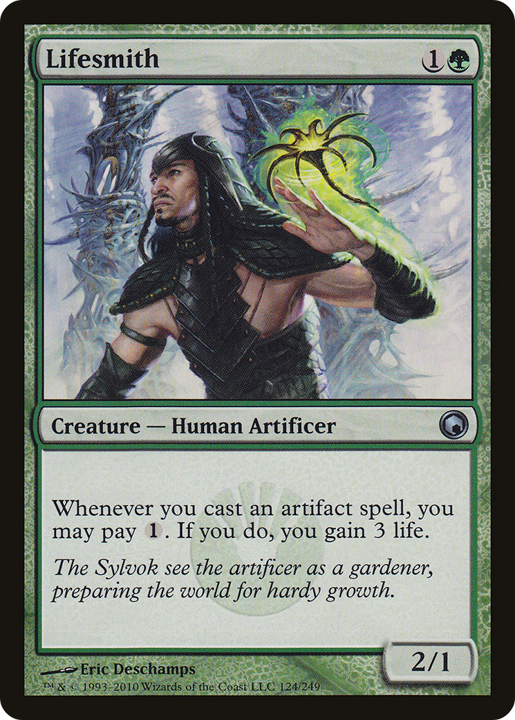 Lifesmith (SOM-124) - Scars of Mirrodin - Premium MTG Single from Wizards of the Coast - Just $0.08! Shop now at Game Crave Tournament Store