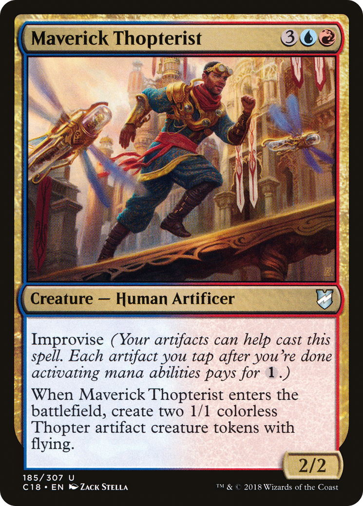 Maverick Thopterist (C18-185) - Commander 2018 - Premium MTG Single from Wizards of the Coast - Just $0.08! Shop now at Game Crave Tournament Store