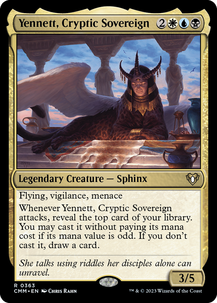 Yennett, Cryptic Sovereign (CMM-363) - Commander Masters - Premium MTG Single from Wizards of the Coast - Just $0.08! Shop now at Game Crave Tournament Store