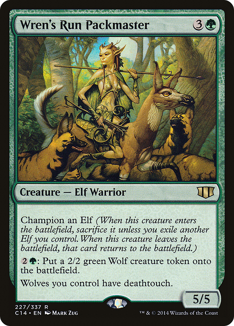 Wren's Run Packmaster (C14-227) - Commander 2014 - Premium MTG Single from Wizards of the Coast - Just $0.34! Shop now at Game Crave Tournament Store