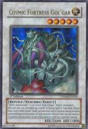 Cosmic Fortress Gol'Gar (CRMS-EN044) - Crimson Crisis Unlimited - Premium Yugioh Single from Konami - Just $15.39! Shop now at Game Crave Tournament Store