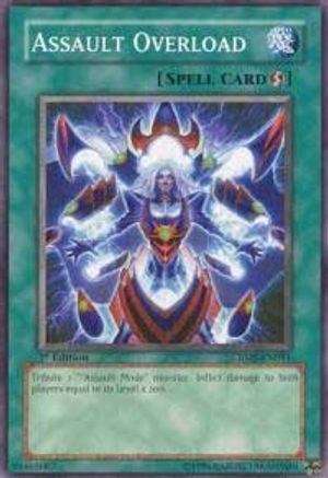 Assault Overload (CRMS-EN051) - Crimson Crisis Unlimited - Premium Yugioh Single from Konami - Just $0.25! Shop now at Game Crave Tournament Store