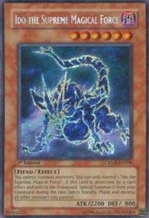 Ido the Supreme Magical Force (CRMS-EN096) - Crimson Crisis 1st Edition - Premium Yugioh Single from Konami - Just $9.91! Shop now at Game Crave Tournament Store