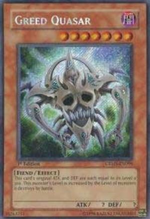 Greed Quasar (CRMS-EN098) - Crimson Crisis Unlimited - Premium Yugioh Single from Konami - Just $2.61! Shop now at Game Crave Tournament Store