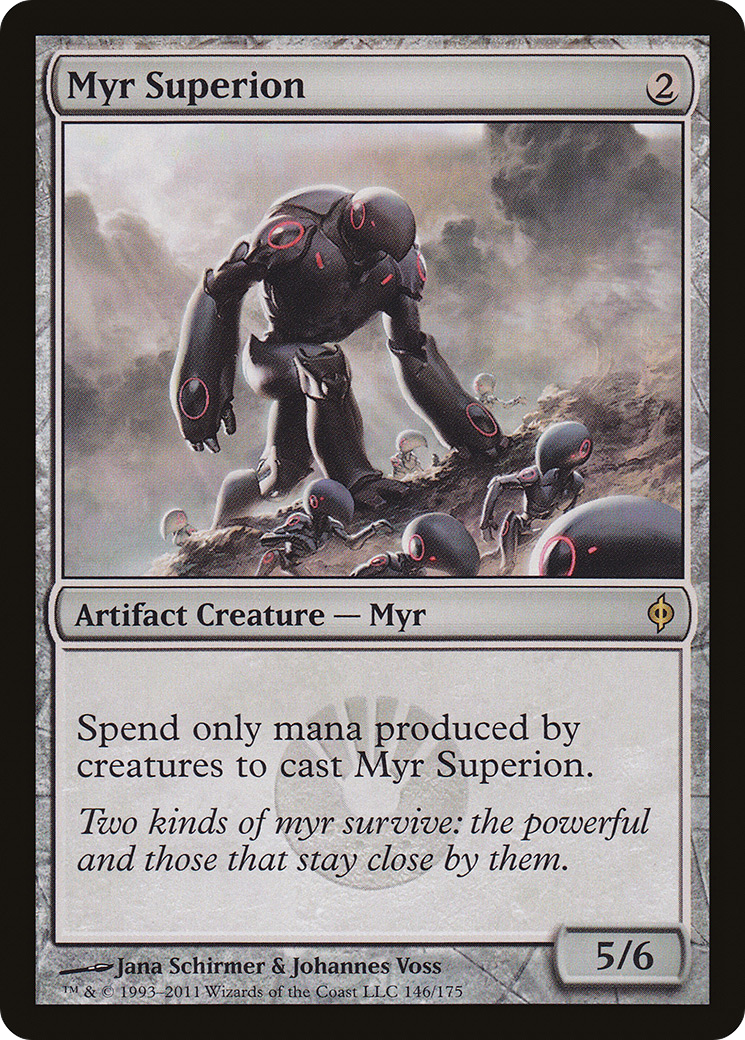 Myr Superion (NPH-146) - New Phyrexia Foil - Premium MTG Single from Wizards of the Coast - Just $5.92! Shop now at Game Crave Tournament Store