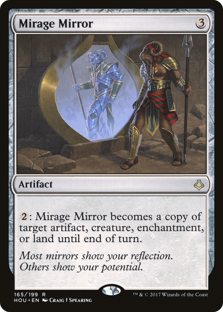 Mirage Mirror (HOU-165) - Hour of Devastation - Premium MTG Single from Wizards of the Coast - Just $0.15! Shop now at Game Crave Tournament Store