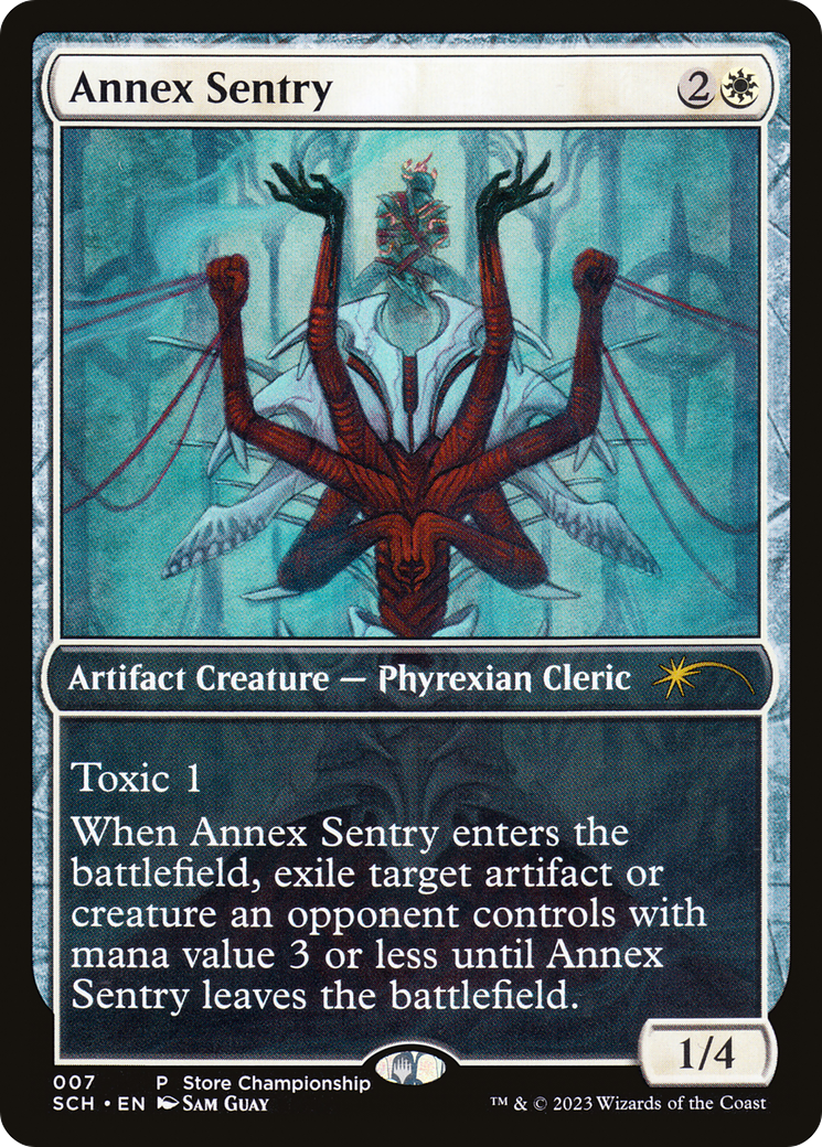 Annex Sentry (SCH-007) - Store Championships - Premium MTG Single from Wizards of the Coast - Just $0.08! Shop now at Game Crave Tournament Store