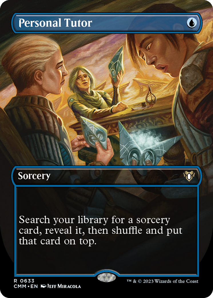 Personal Tutor (CMM-633) - Commander Masters (Borderless) - Premium MTG Single from Wizards of the Coast - Just $1.05! Shop now at Game Crave Tournament Store