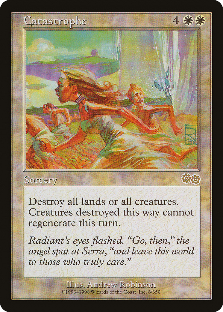 Catastrophe (USG-006) - Urza's Saga - Premium MTG Single from Wizards of the Coast - Just $3.29! Shop now at Game Crave Tournament Store