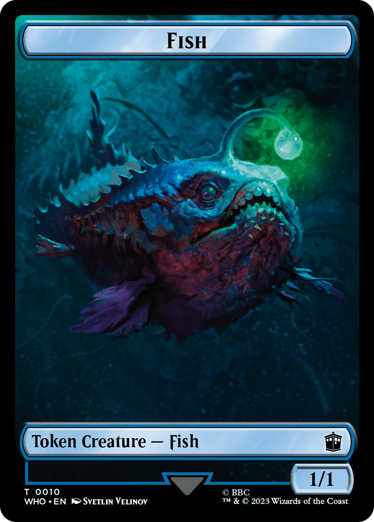 Fish (TWHO-010) - Doctor Who Tokens - Premium MTG Single from Wizards of the Coast - Just $0! Shop now at Game Crave Tournament Store