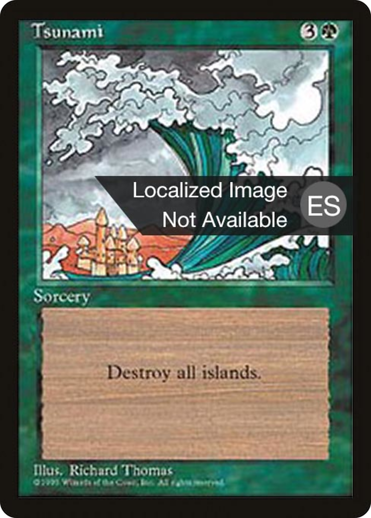 Tsunami (4BB-278) - Fourth Edition Foreign Black Border - Premium MTG Single from Wizards of the Coast - Just $4! Shop now at Game Crave Tournament Store