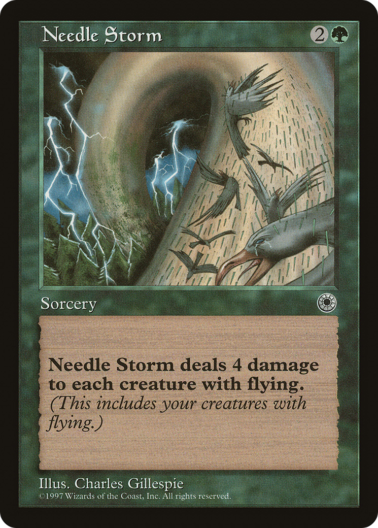 Needle Storm (POR-179) - Portal - Premium MTG Single from Wizards of the Coast - Just $0.08! Shop now at Game Crave Tournament Store