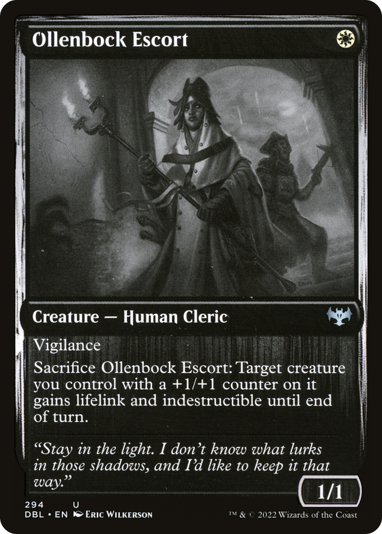 Ollenbock Escort (DBL-294) - Innistrad: Double Feature Foil - Premium MTG Single from Wizards of the Coast - Just $0.08! Shop now at Game Crave Tournament Store