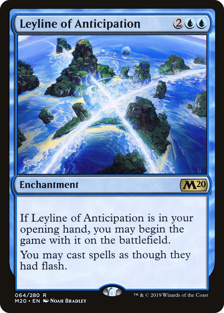 Leyline of Anticipation (M20-064) - Core Set 2020 Foil - Premium MTG Single from Wizards of the Coast - Just $0.72! Shop now at Game Crave Tournament Store