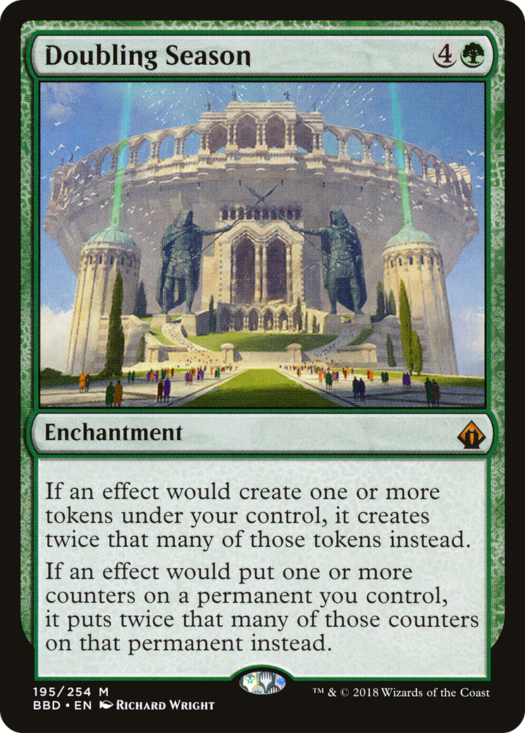 Doubling Season (BBD-195) - Battlebond Foil - Premium MTG Single from Wizards of the Coast - Just $11.75! Shop now at Game Crave Tournament Store